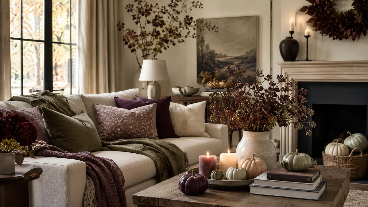 How to Decorate for Fall Without Defaulting to Orange and Brown