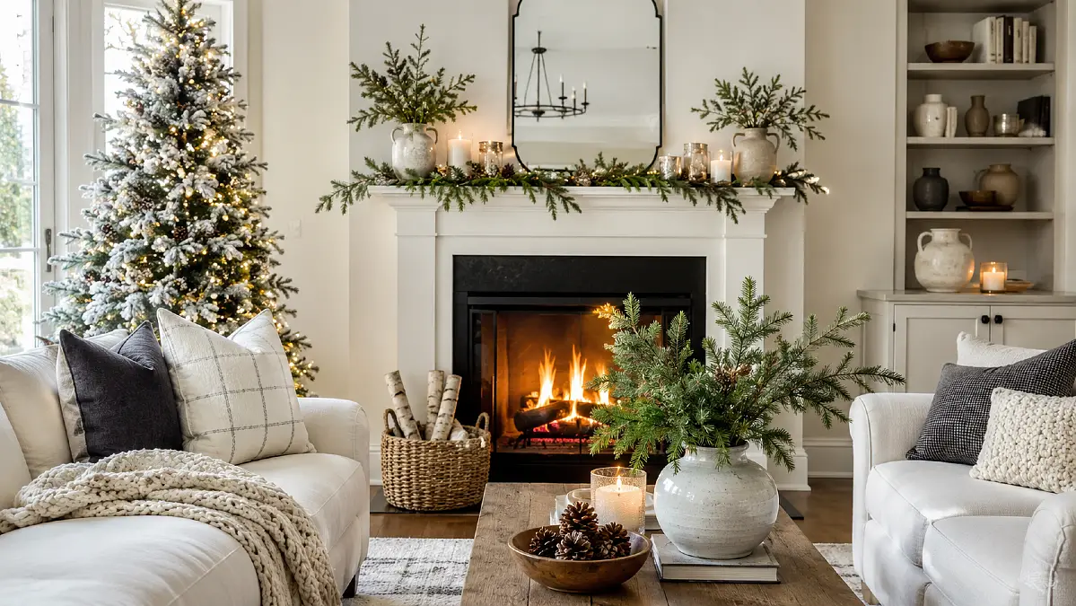 How to Transition Christmas Decor Into Winter Decor So January Doesn't Feel Bare