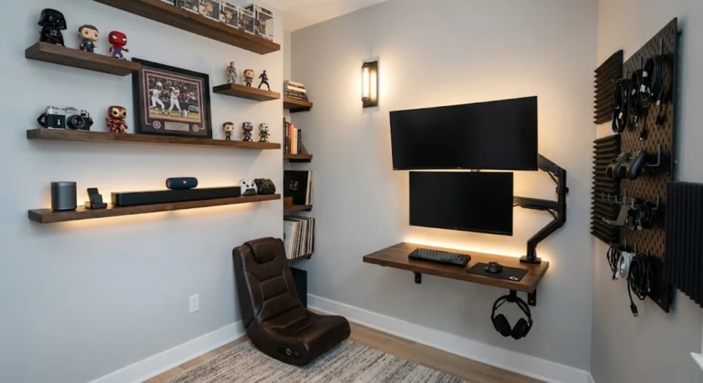 3 Ways to Optimize a Single Corner Man Cave Setup Vertically