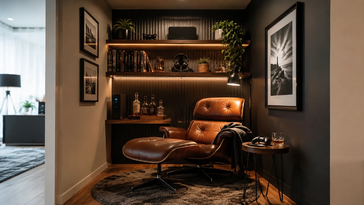 How to Set Up a Man Cave When All You Have Is One Corner