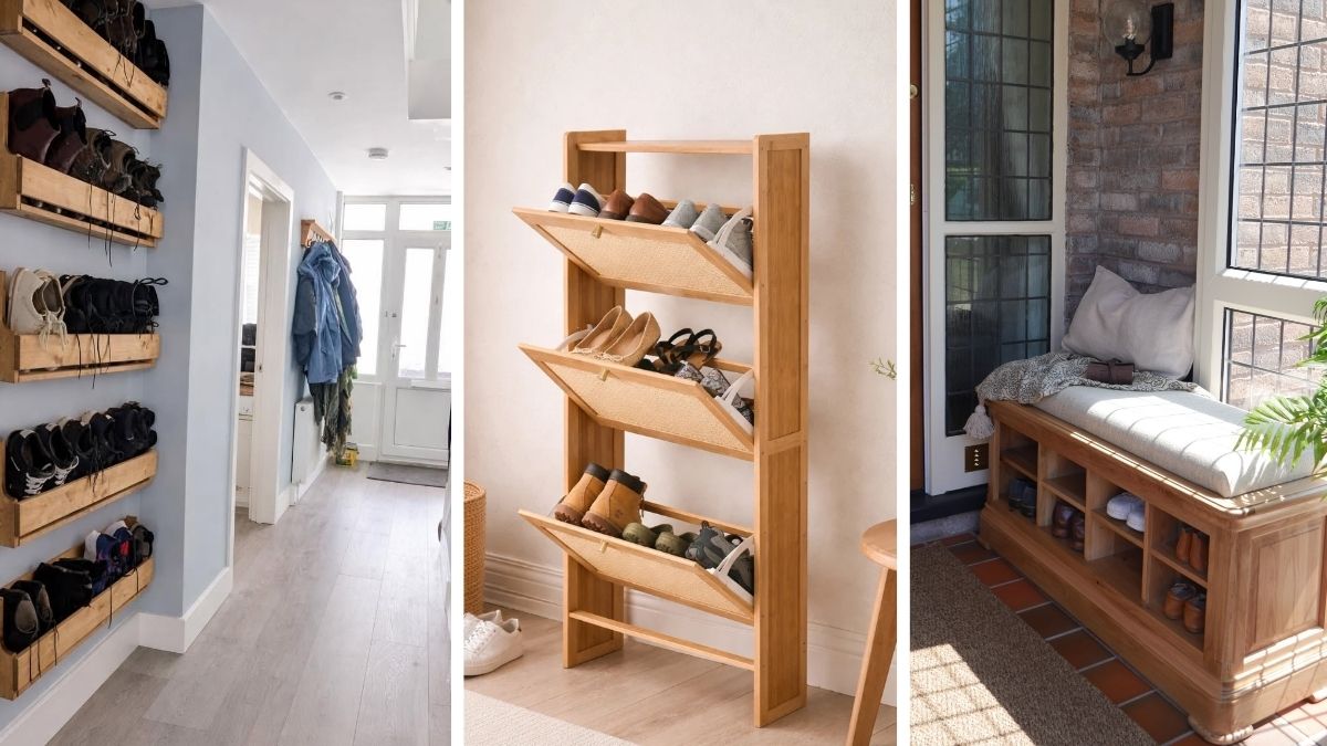15 Small Entryway Shoe Storage Ideas That Tame the Pile