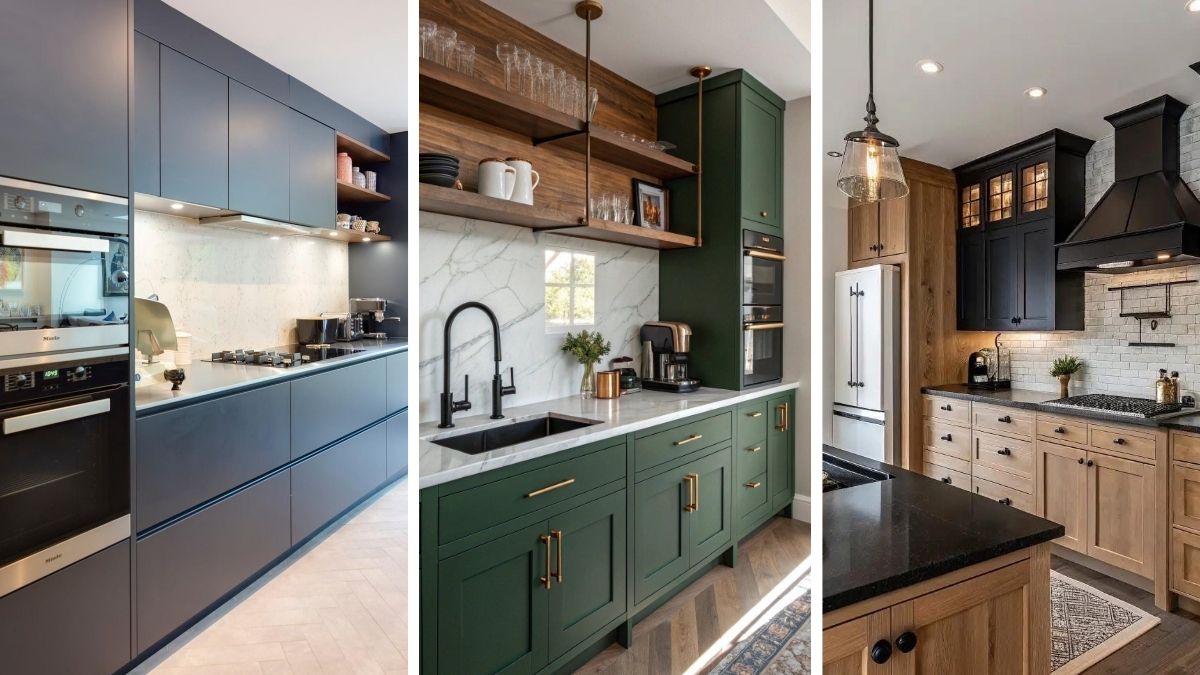 17 Masculine Kitchen Ideas With Dark Cabinets and Clean Lines