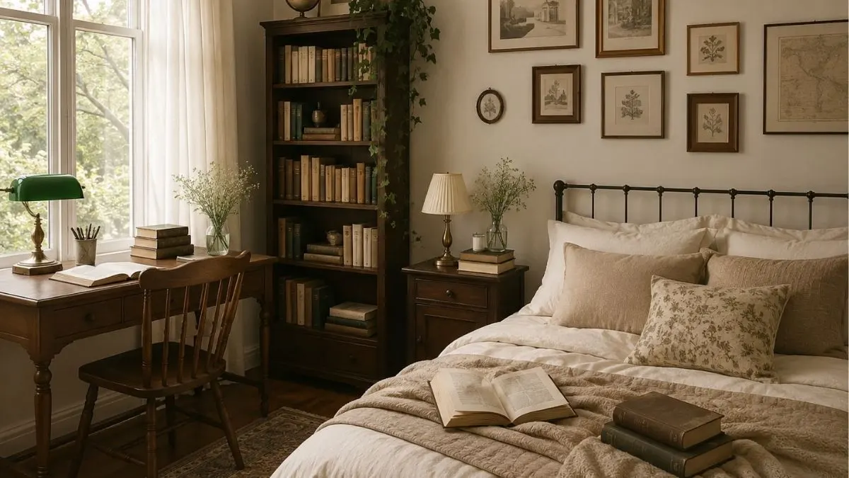 Light Academia Bedroom Ideas That Feel Soft and Scholarly