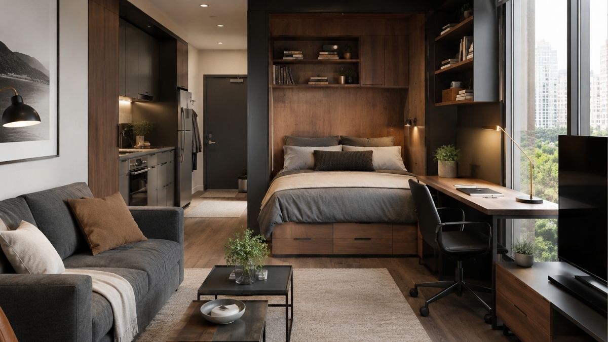 Men's Studio Apartment Ideas
