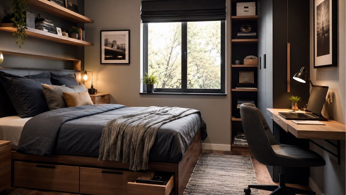 Small Bedroom Ideas for Men Working With Tight Space