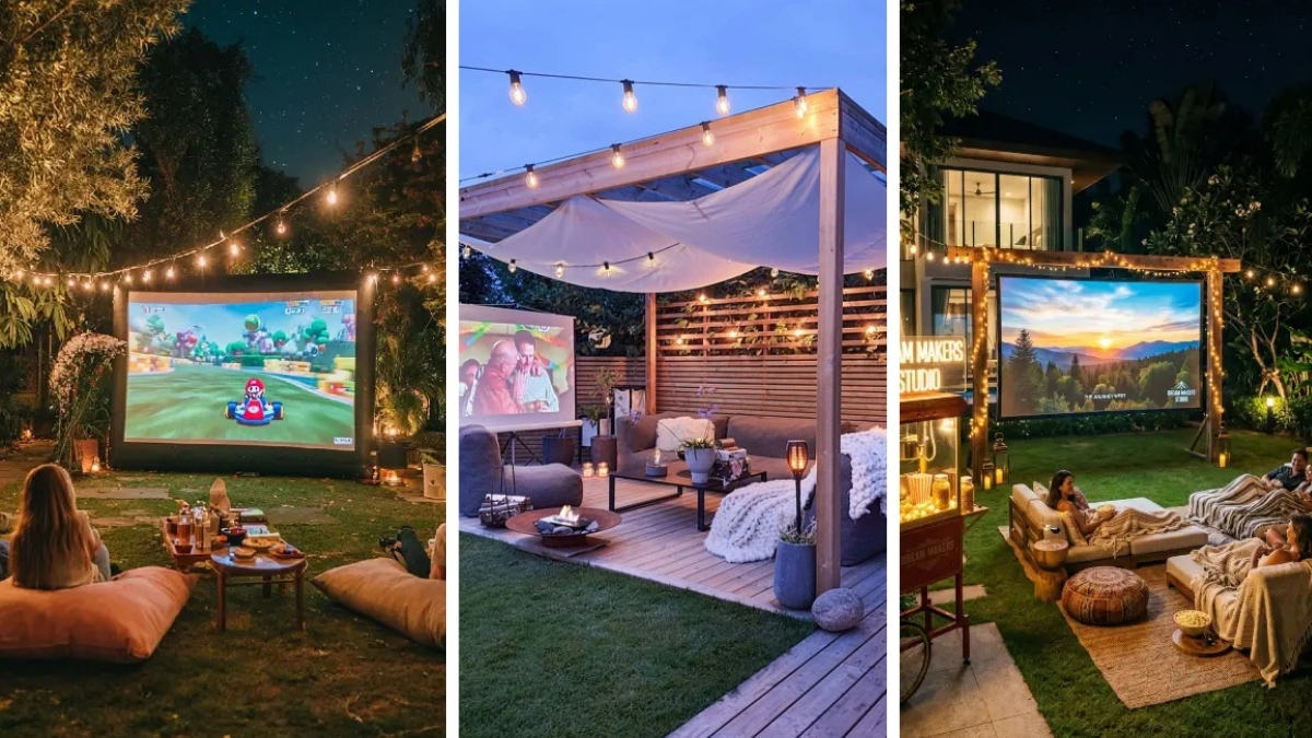 17 Backyard Movie Night Setups the Whole Street Will Envy