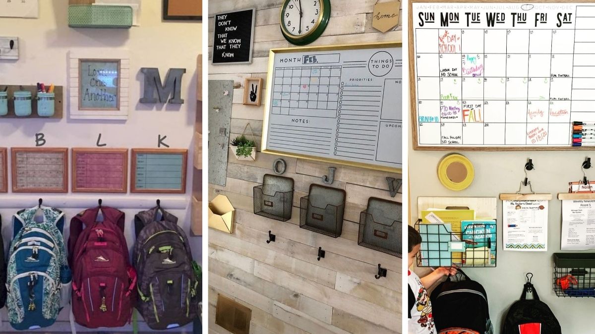 17 Command Center Ideas That Save School Morning Chaos