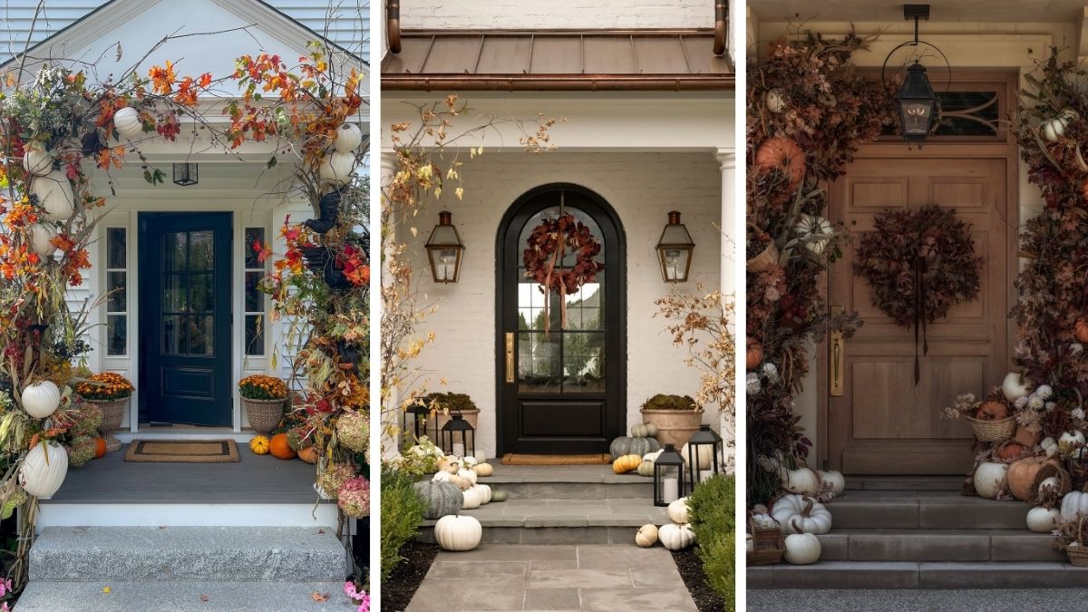 17 Fall Entryway Ideas That Welcome the Season at the Door