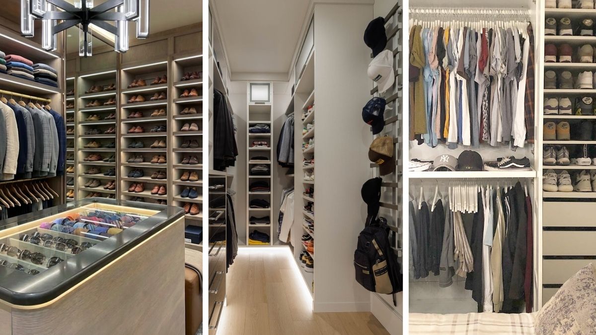 17 Men's Closet Organization Ideas That End the Morning Scramble