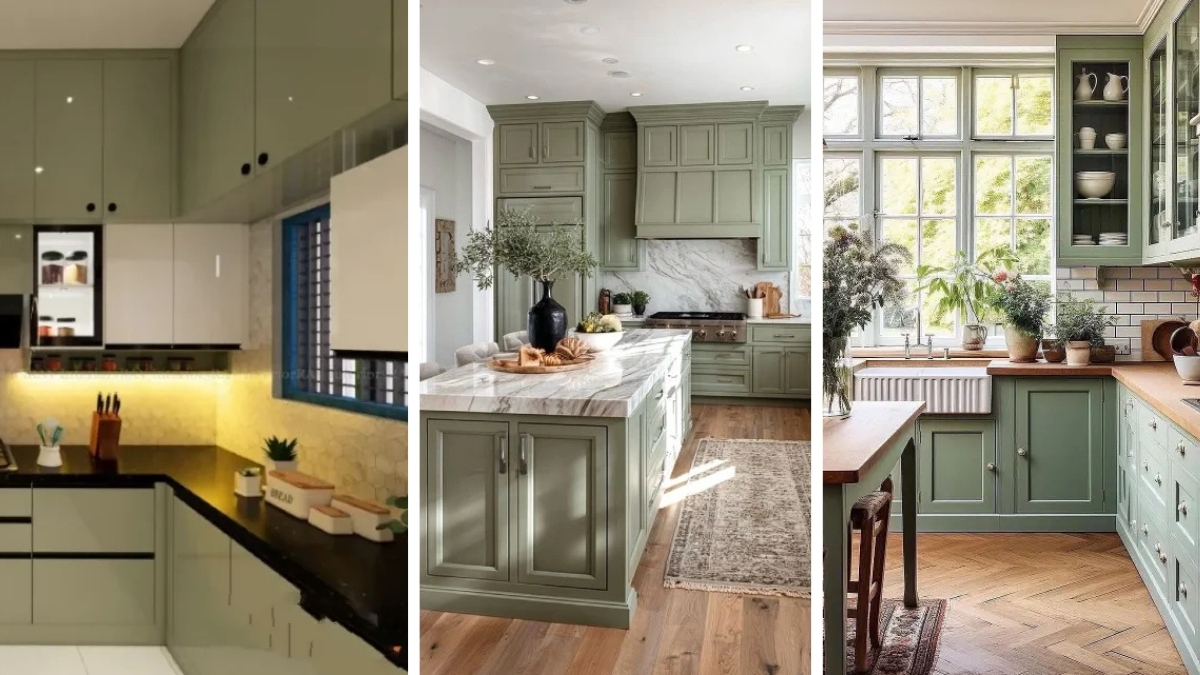 17 Olive Green Kitchen Ideas From Cabinets to Full Drench