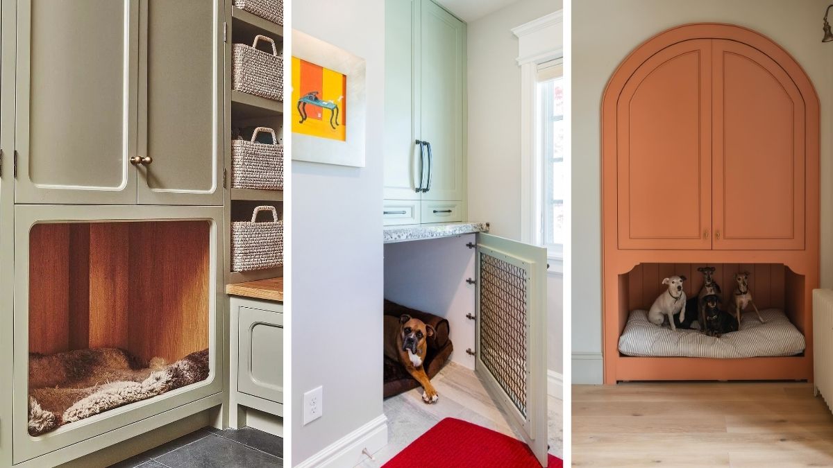 18 Dog Nook Ideas That Give Your Pup a Designed Spot