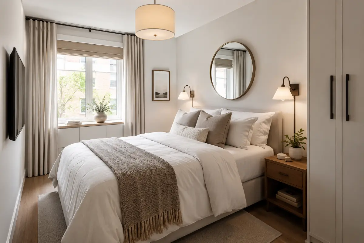 18 Small Bedroom Ideas for Adults That Don't Feel Cramped