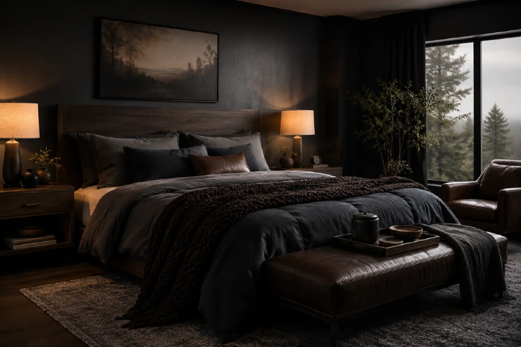 19 Dark and Moody Bedroom Ideas Men Actually Want to Sleep In