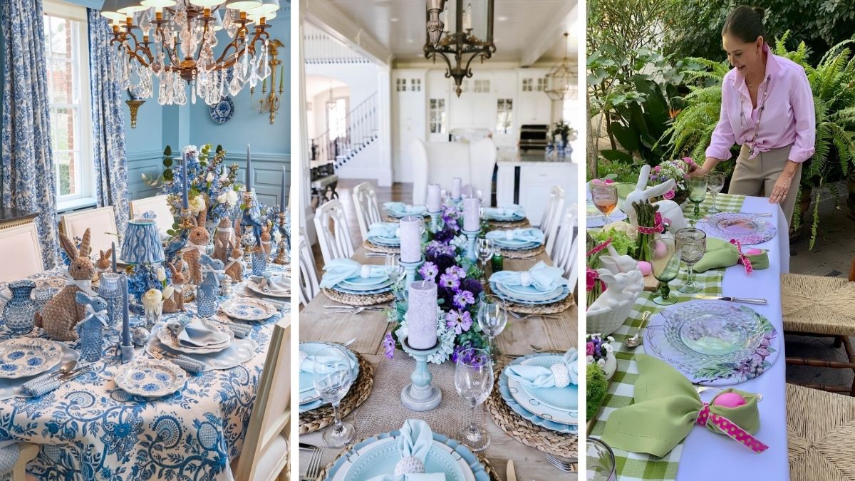 19 Easter Tablescapes That Make Brunch Feel Special