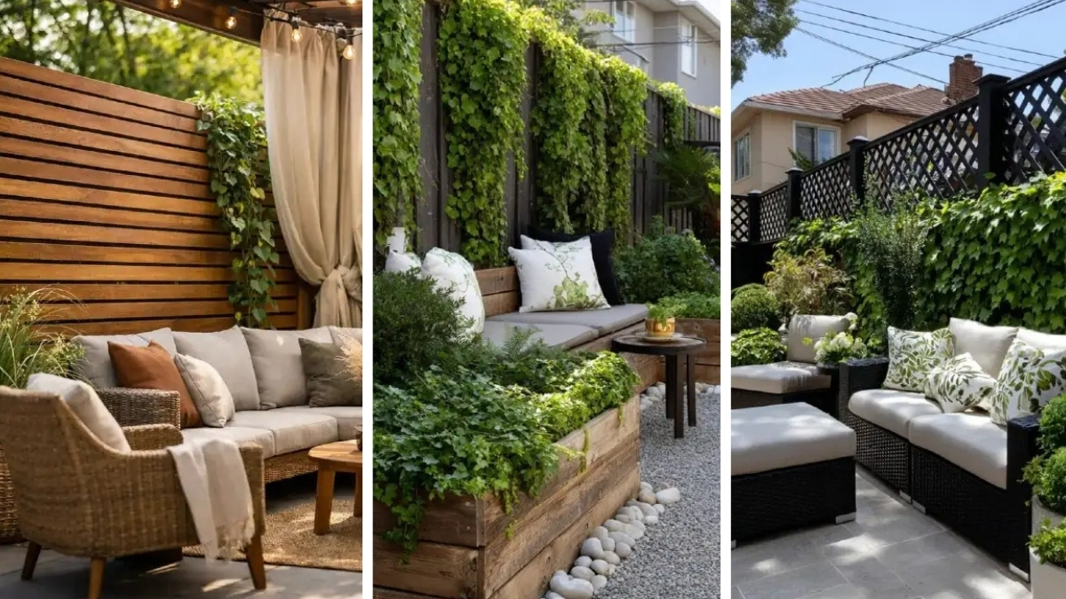 19 Outdoor Privacy Ideas That Block Nosy Neighbors Beautifully