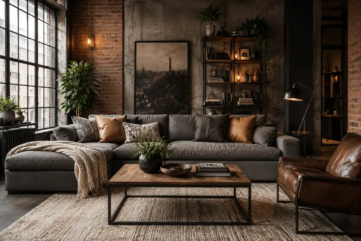 20 Industrial Living Room Ideas That Balance Edge With Comfort