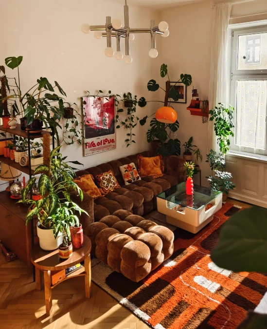 Earthy Velvet and Lush Greenery