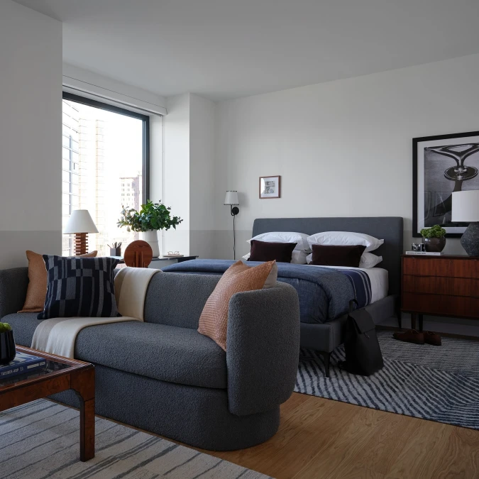 Floating Seating As A Room Divider