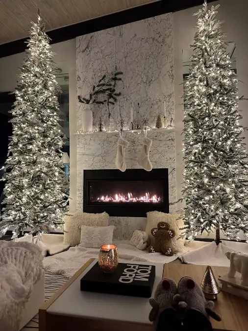 Flocked Trees and Floor Level Textures
