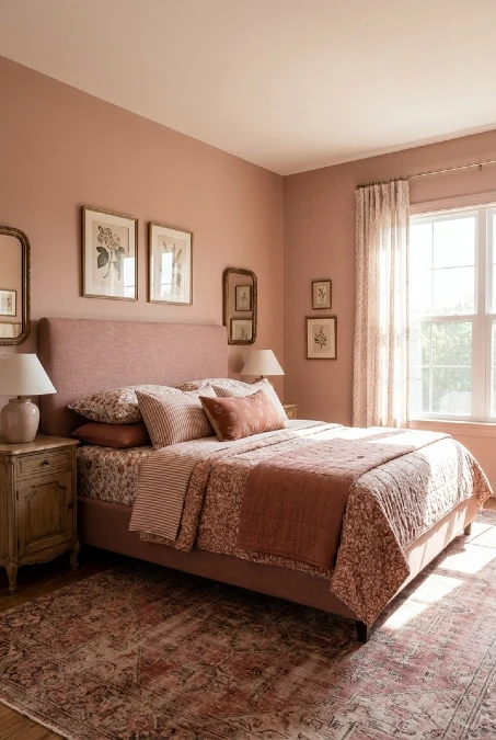 Floral Layers and Antique Accents