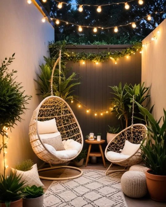 Freestanding Egg Chairs Create Playful Corners