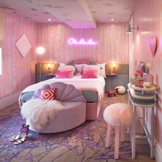 High Energy Pink And Patterned Textures