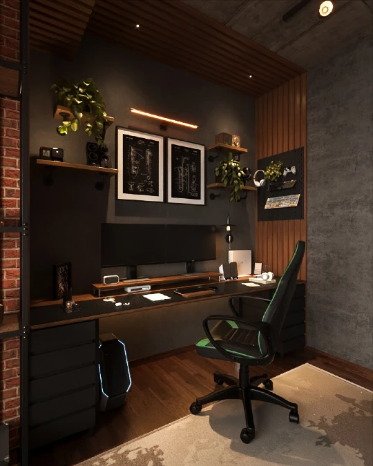 Industrial Gaming And Workspace Design