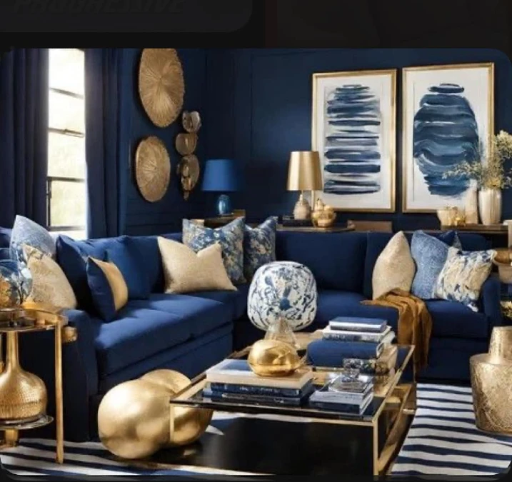 Layered Patterns And Rich Gold Accents
