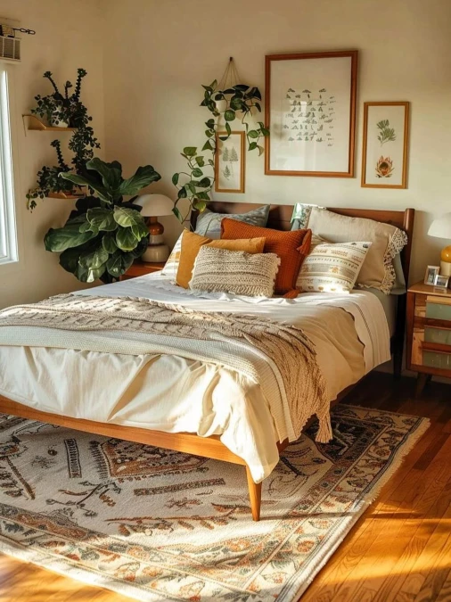 Light Wood And Botanical Greens