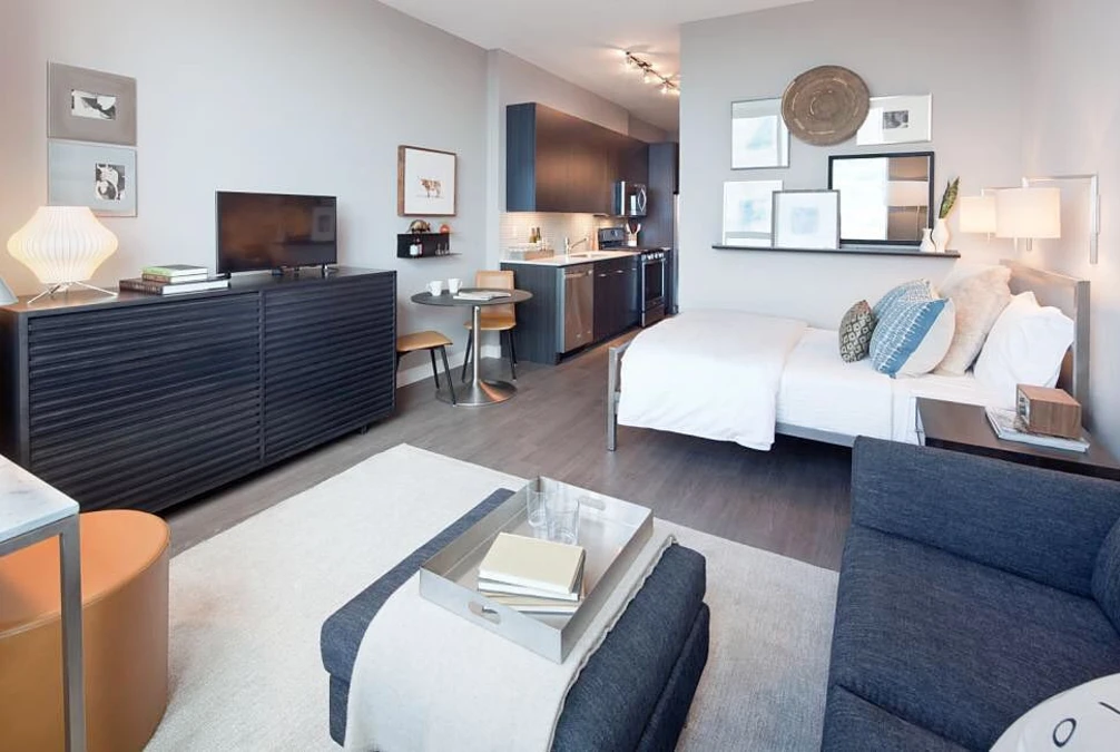 Linear Furniture Grouping For Long Rectangular Layouts