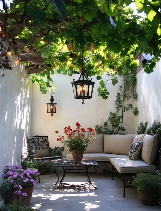 Lush Leafy Canopies Cool Down Sunbaked Patios