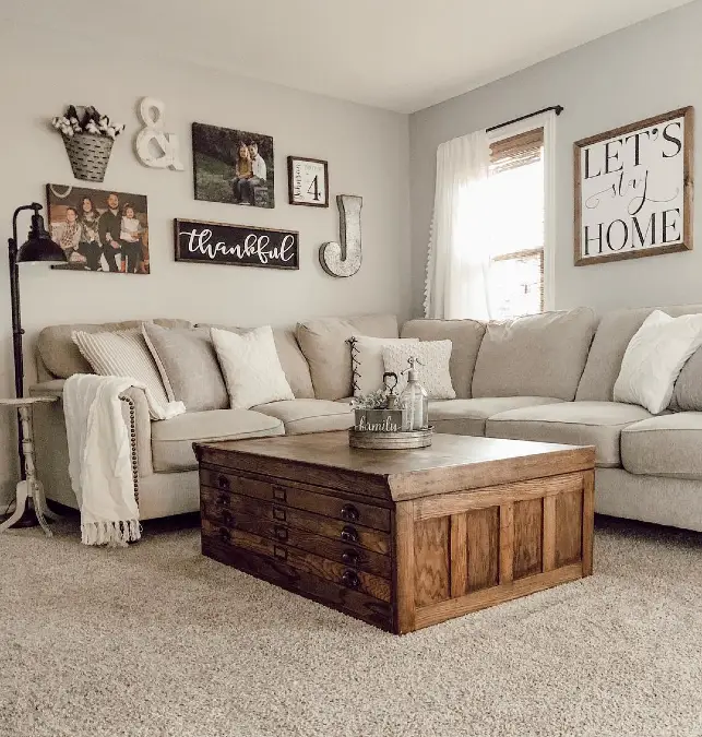 Mixed Media Farmhouse Family Gallery Wall
