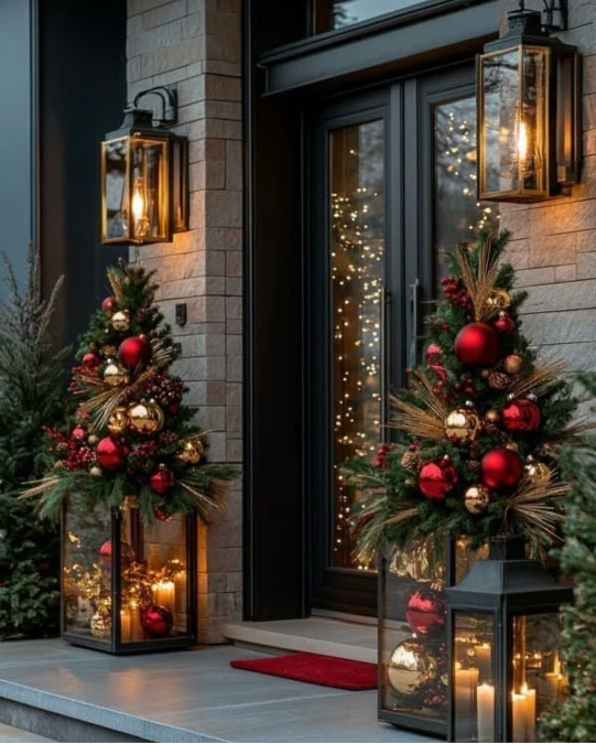 Modern Lantern Tree Displays