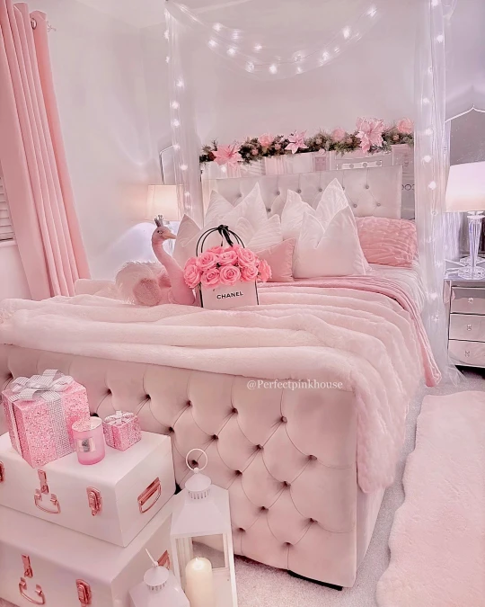 Monochromatic Pink Maximalism With Plush Textures