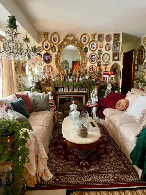 Ornate Gilded Gallery and Traditional Maximalist Layers