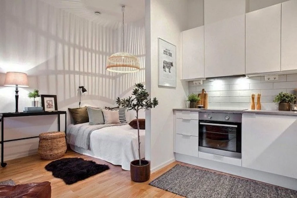 Partial Wall Partition For Kitchen Privacy