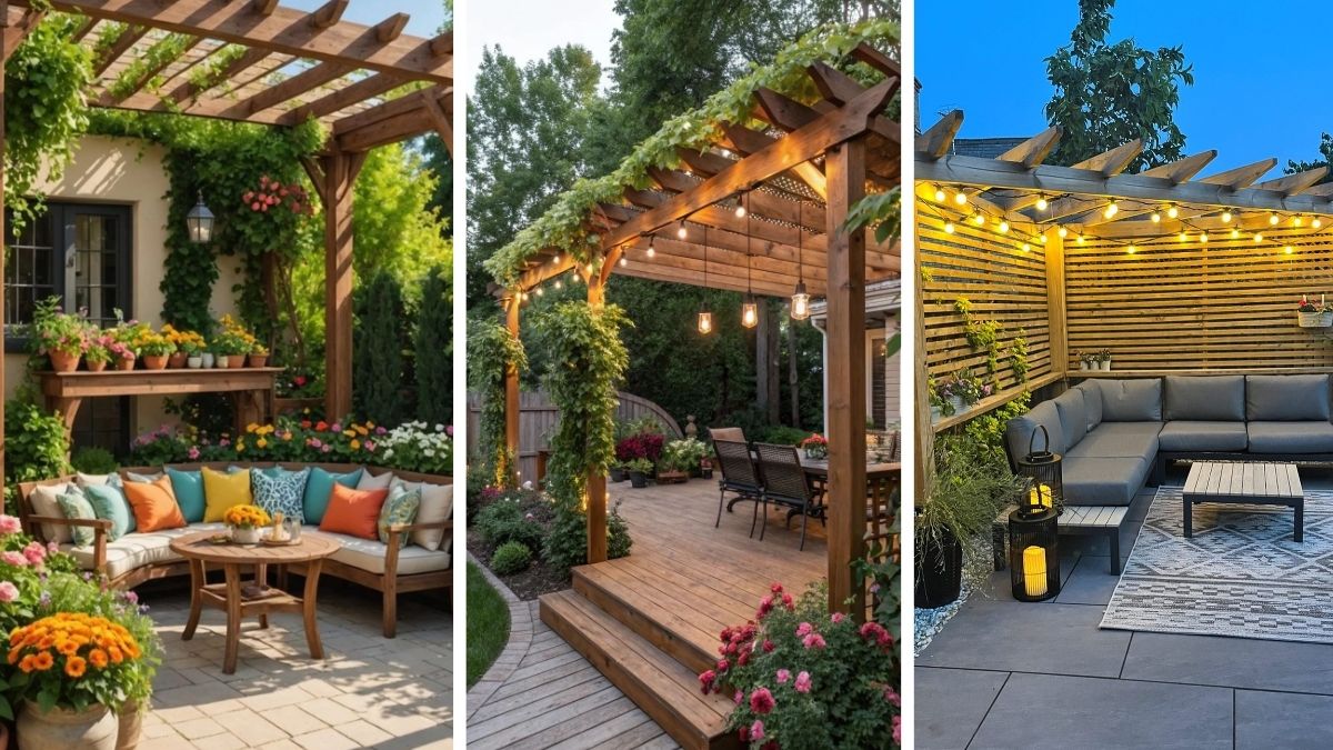 Pergola Ideas That Build an Outdoor Room From Posts and Beams