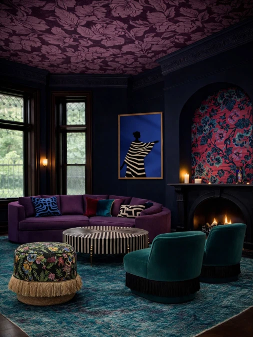Saturated Colors and Bold Pattern Mixing