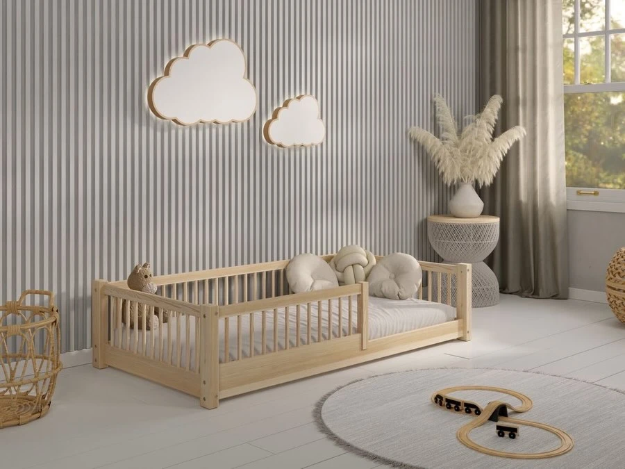 Striped Wall Backdrop With Cloud Lighting