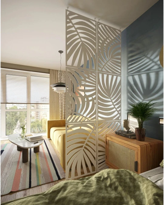 Suspended Botanical Pattern Screen