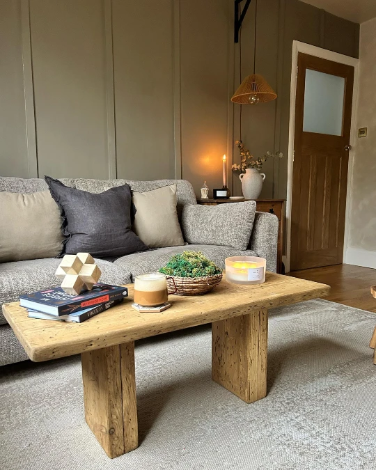 Thick Rustic Reclaimed Timber Table