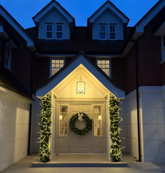 Vertical Light Column Accents