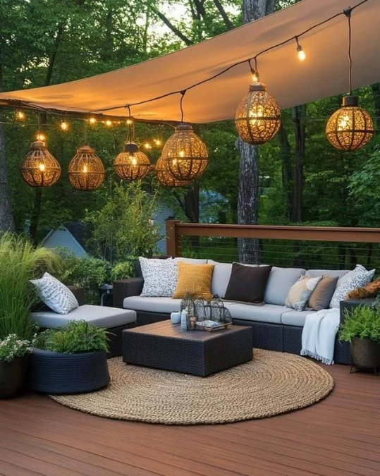 Warm Lighting And Woven Textures
