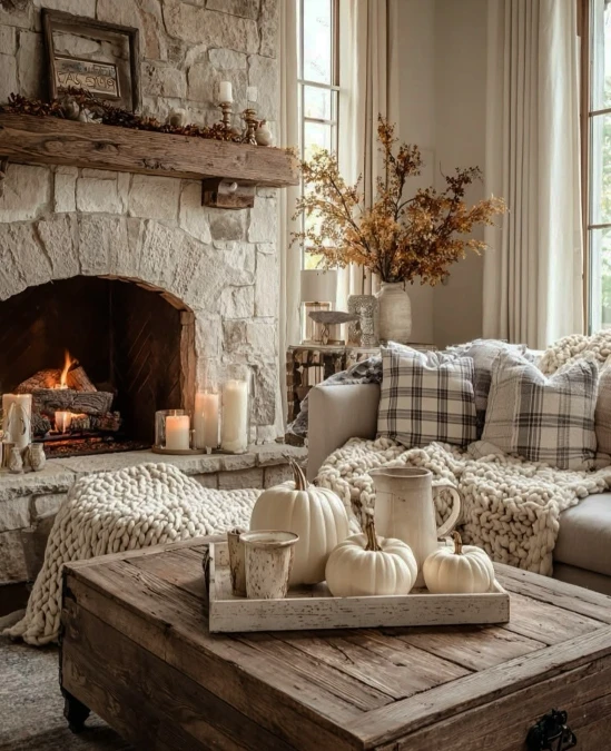 White Pumpkins and Heavy Knits