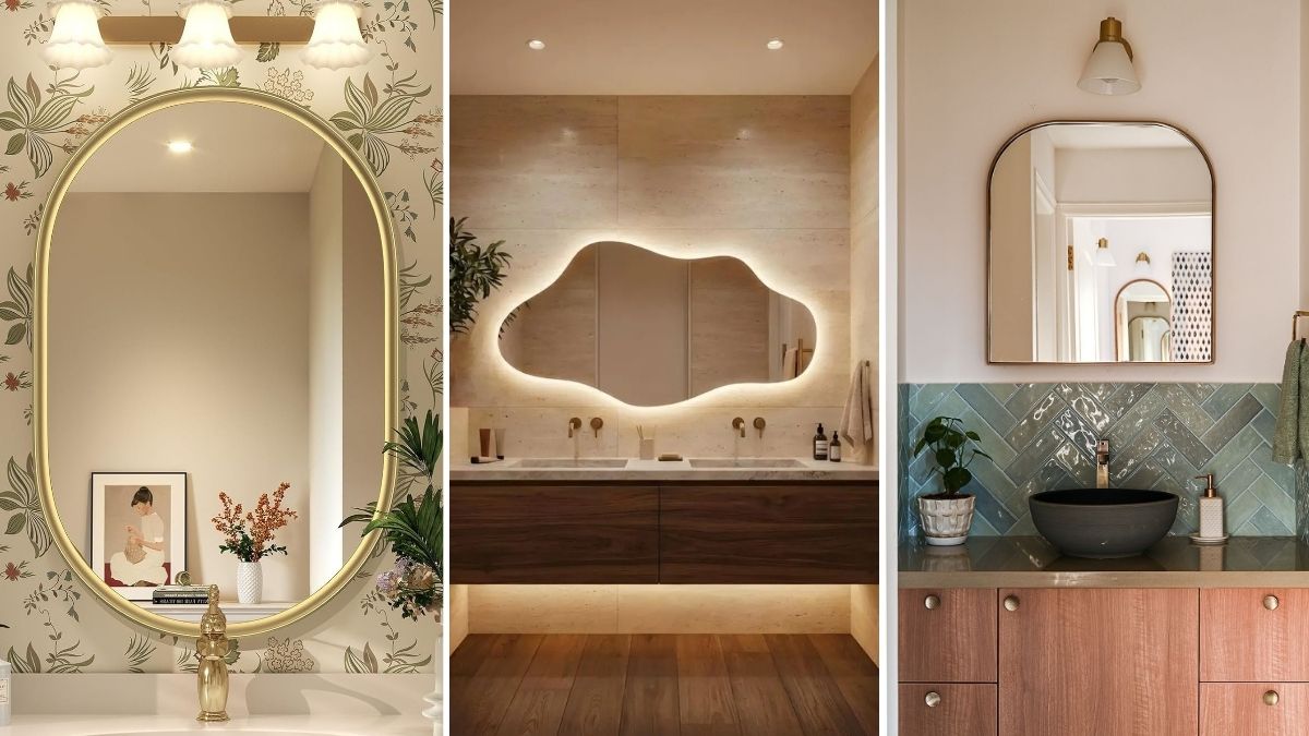 17 Bathroom Mirror Ideas That Double as Wall Art