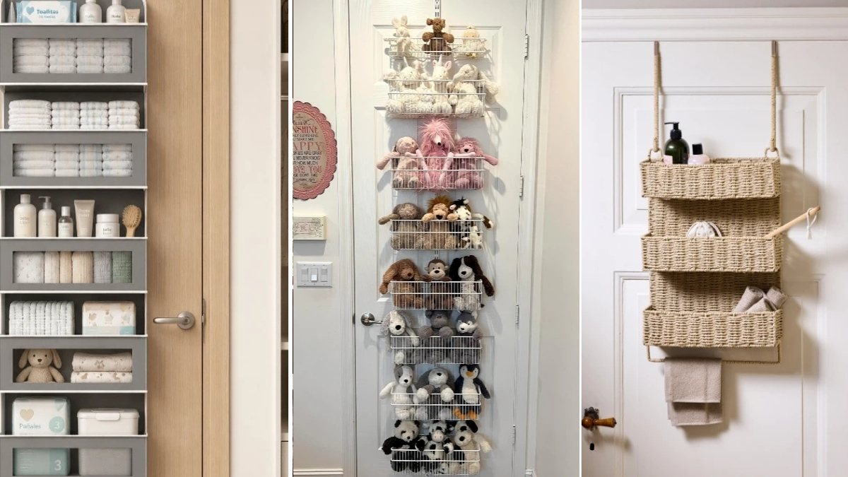 17 Behind the Door Storage Ideas That Free Up Whole Closets