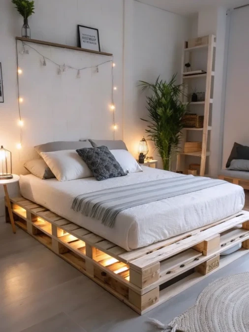 Ambient Under Glow Pallet Bed