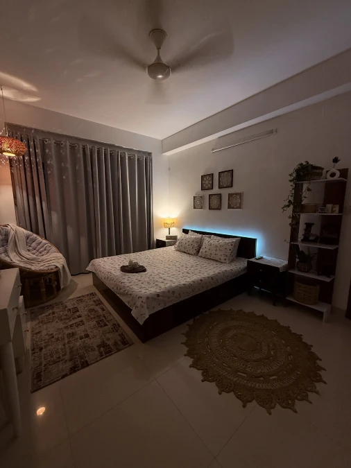 Backlit Platform Bed and Ambient Glow