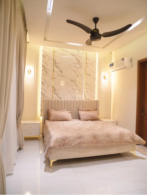 Glamorous Marble Backdrop and Gold Accents