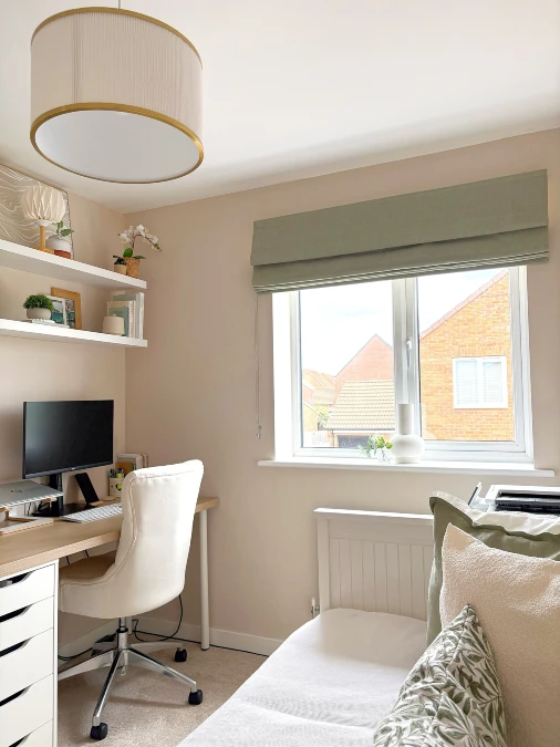Soft Sage and Crisp White Build a Calming Retreat